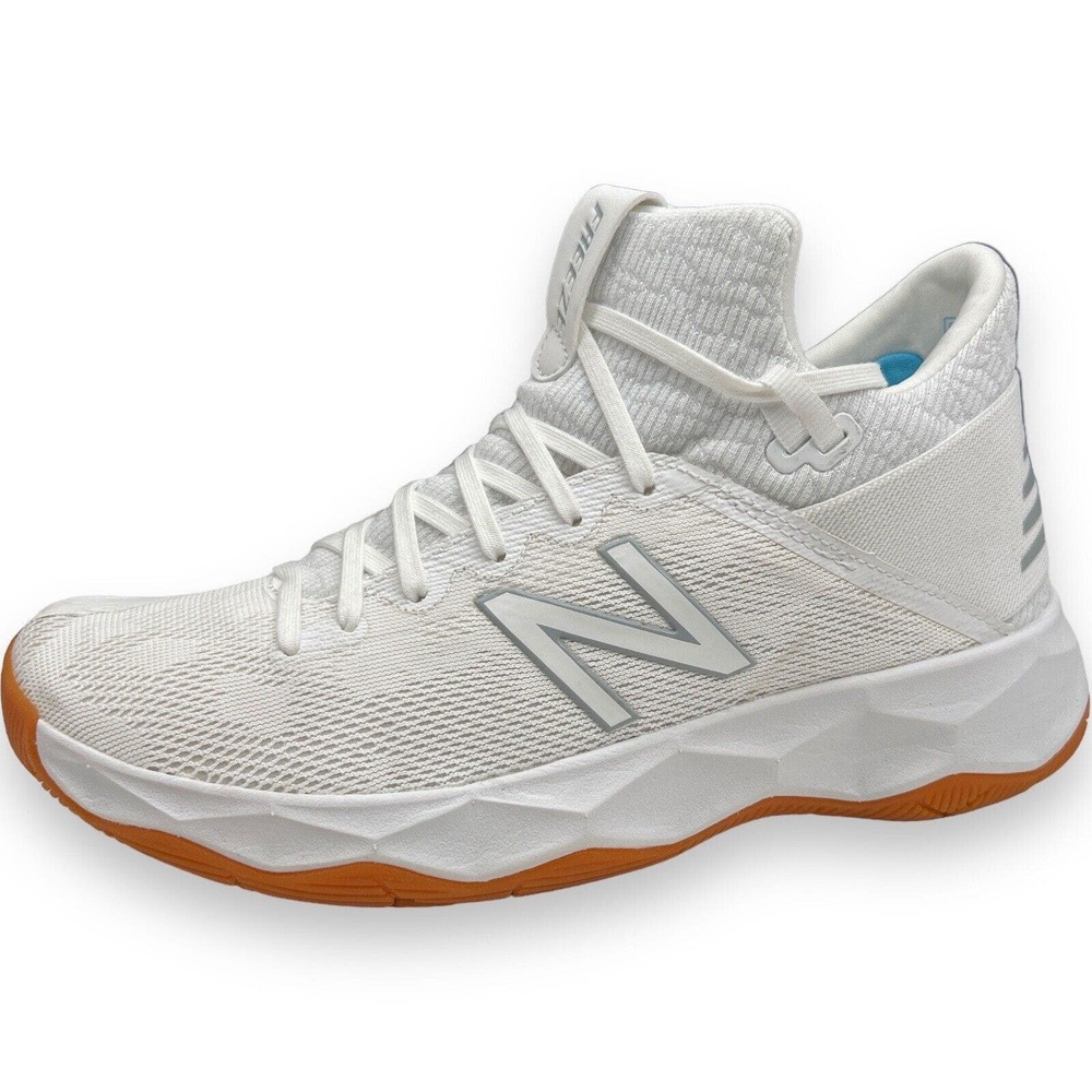 New Balance Freeze V2 Mens Size 6 Lacrosse Shoes White Gum FREEZBW2 EUC!